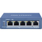 Hikvision DS-3E0505P-E/M switch di rete Non gestito L2 Gigabit Ethernet (10/100/1000) Supporto Power over Ethernet (PoE) 1U Blu Hikvision DS-3E0505P-E/M switch di rete Non gestito L2 Gigabit Ethernet (10/100/1000) Supporto Power over Ethernet (PoE) 1U Blu