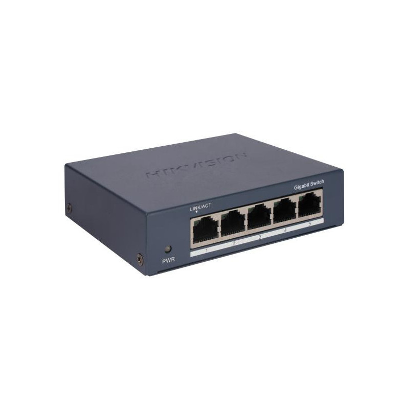 Hikvision DS-3E0505-O switch di rete Non gestito Gigabit Ethernet (10/100/1000) Nero Hikvision DS-3E0505-O switch di rete Non gestito Gigabit Ethernet (10/100/1000) Nero