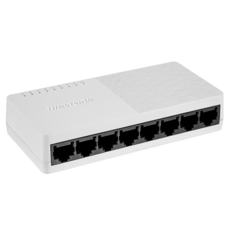 Hikvision DS-3E0508D-O switch di rete Gigabit Ethernet (10 100 1000) Nero, Bianco