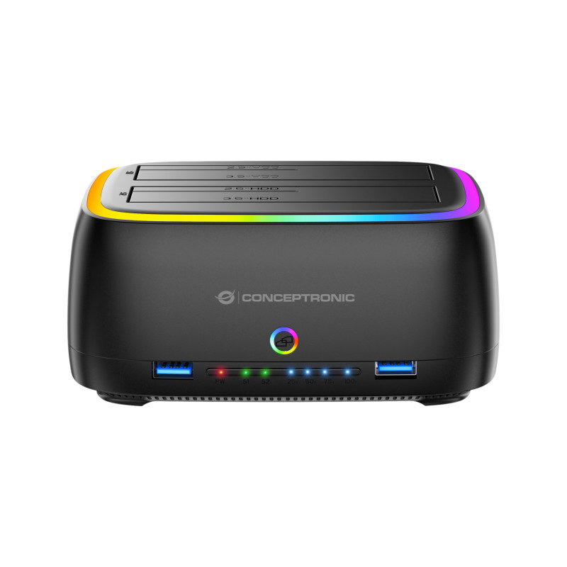 Conceptronic DONN36B docking station per unità di archiviazione USB 3.2 Gen 1 (3.1 Gen 1) Type-C Nero Conceptronic DONN36B docking station per unità di archiviazione USB 3.2 Gen 1 (3.1 Gen 1) Type-C Nero