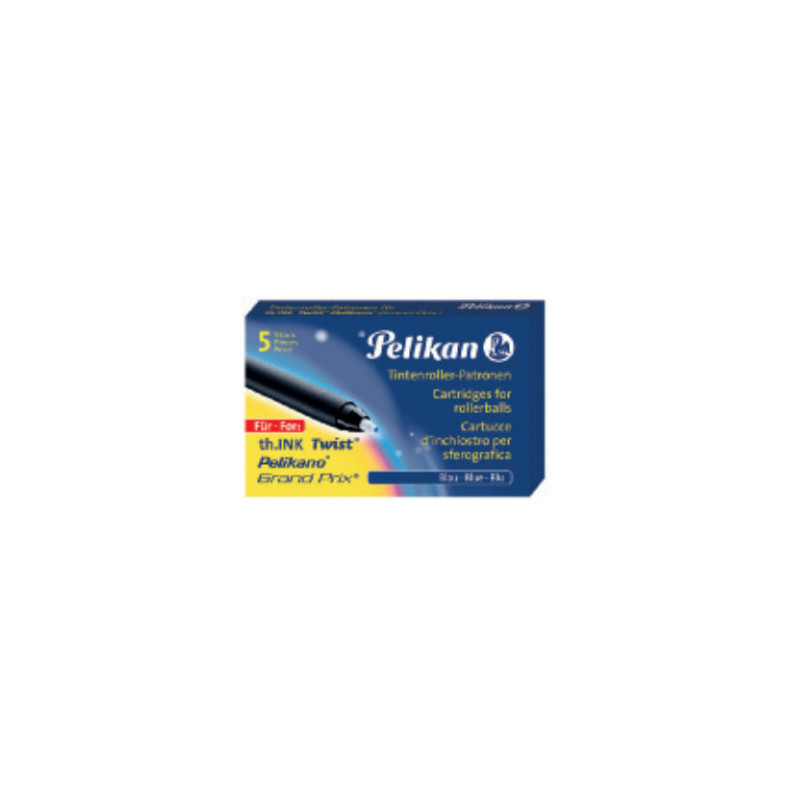 Pelikan 943399 ricaricatore di penna Blu 5 pz Pelikan 943399 ricaricatore di penna Blu 5 pz