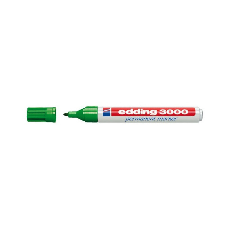 Edding 3000 marcatore permanente Verde 10 pz Edding 3000 marcatore permanente Verde 10 pz