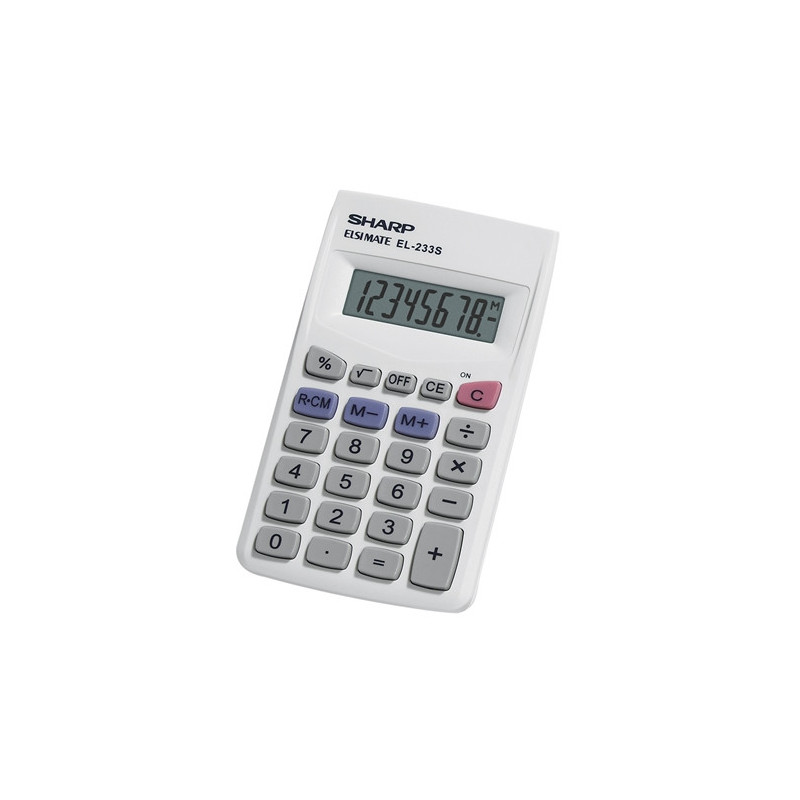 Sharp EL-233SB calcolatrice Desktop Calcolatrice finanziaria Grigio Sharp EL-233SB calcolatrice Desktop Calcolatrice finanziaria Grigio