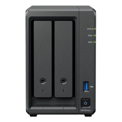 Synology DiskStation DS725NEO+ server NAS e di archiviazione Compatta Ryzen Embedded R1600 4 GB DDR4 0 TB DSM Nero