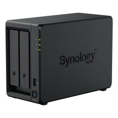 Synology DiskStation DS725NEO+ server NAS e di archiviazione Compatta Ryzen Embedded R1600 4 GB DDR4 0 TB DSM Nero