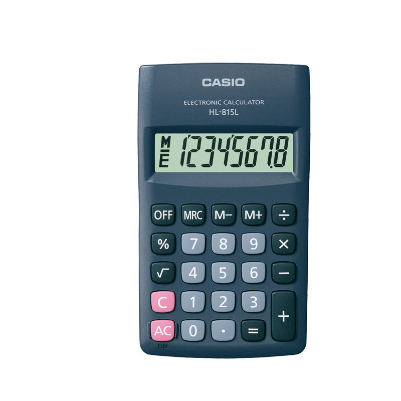 Casio HL-815L calcolatrice Tasca Calcolatrice di base Nero Casio HL-815L calcolatrice Tasca Calcolatrice di base Nero