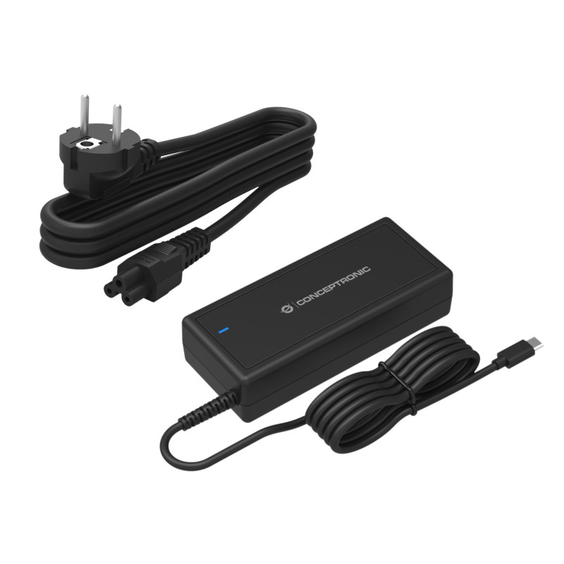 Conceptronic OZUL10BE adattatore e invertitore Interno 90 W Nero