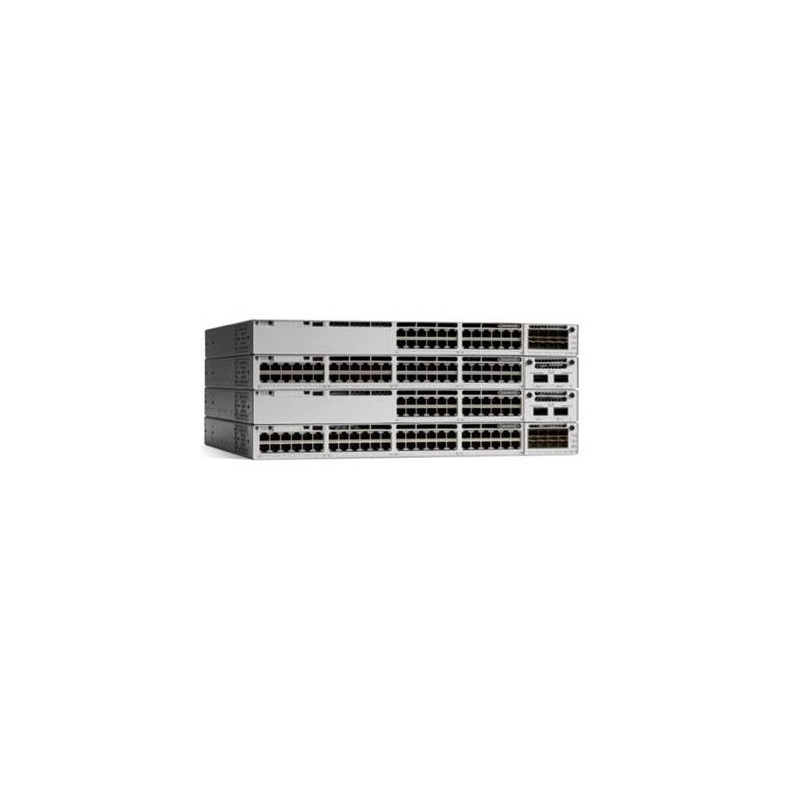 Cisco Catalyst C9300-48P-A switch di rete Gestito L2/L3 Gigabit Ethernet (10/100/1000) Supporto Power over Ethernet (PoE) Grigio Cisco Catalyst C9300-48P-A switch di rete Gestito L2/L3 Gigabit Ethernet (10/100/1000) Supporto Power over Ethernet (PoE) Grigio