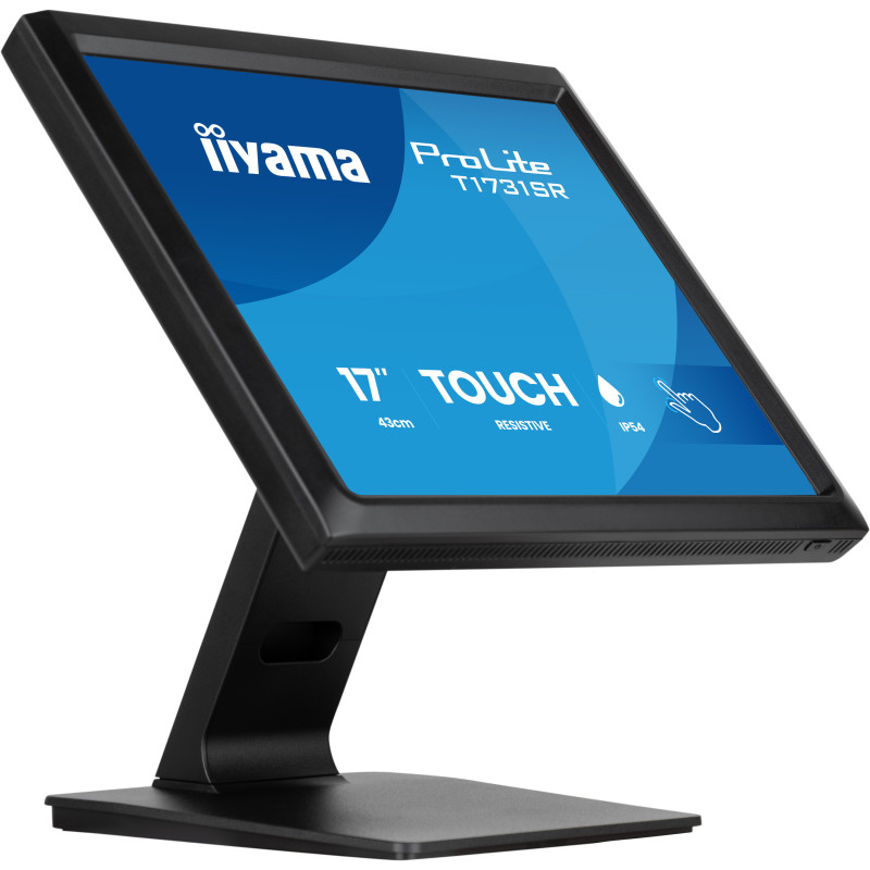 iiyama ProLite T1731SR-B2S Monitor PC 43,2 cm (17") 1280 x 1024 Pixel SXGA LCD Touch screen Tavolo Nero