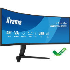 iiyama ProLite XCB4994DQSU-B1 Monitor PC 124,5 cm (49") 5120 x 1440 Pixel Dual QHD LCD Nero