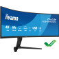 iiyama ProLite XCB4994DQSU-B1 Monitor PC 124,5 cm (49") 5120 x 1440 Pixel Dual QHD LCD Nero iiyama ProLite XCB4994DQSU-B1 Monitor PC 124,5 cm (49") 5120 x 1440 Pixel Dual QHD LCD Nero