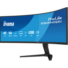 iiyama ProLite XCB4994DQSU-B1 Monitor PC 124,5 cm (49") 5120 x 1440 Pixel Dual QHD LCD Nero