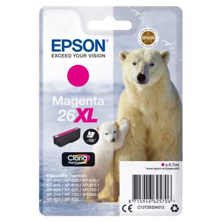 Epson Polar bear Cartuccia Magenta xl C13T26334012