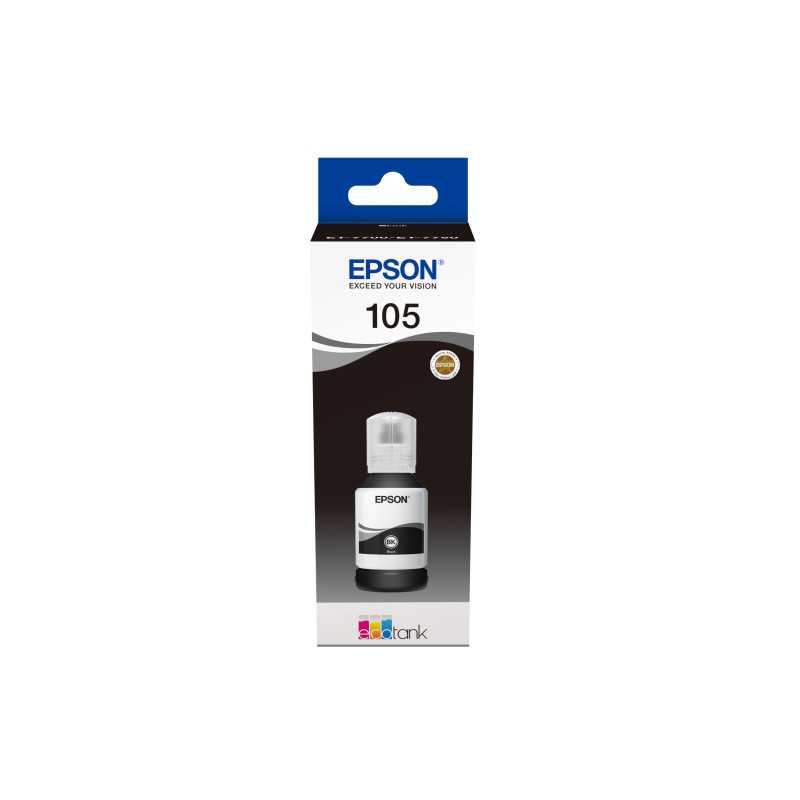 Epson 105 EcoTank Pigment Black ink bottle C13T00Q140 Epson 105 EcoTank Pigment Black ink bottle C13T00Q140
