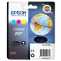 Epson Globe Singlepack Colour 267 ink cartridge C13T26704010 Epson Globe Singlepack Colour 267 ink cartridge C13T26704010