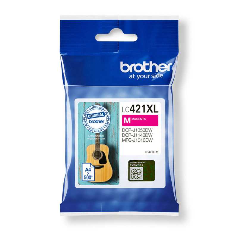 Brother LC-421XLM cartuccia d'inchiostro 1 pz Originale Resa elevata (XL) Magenta LC421XLM