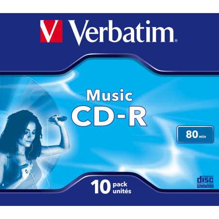 Verbatim Music CD-R 700 MB 16x 10 pz
