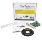 StarTech.com Scheda Pci Express basso prfilo con 4 porte USB 2.0 ad alta velocità PEXUSB4DP