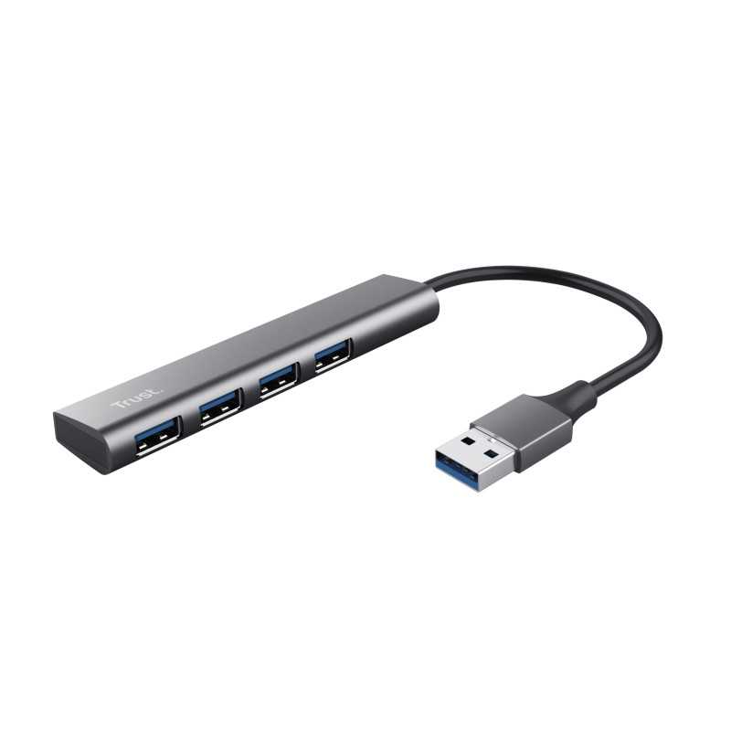 Trust Halyx USB 3.2 Gen 1 (3.1 Gen 1) Type-A 5 Mbit/s Nero, Grigio 24947 Trust Halyx USB 3.2 Gen 1 (3.1 Gen 1) Type-A 5 Mbit/s Nero, Grigio 24947