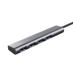 Trust Halyx USB 3.2 Gen 1 (3.1 Gen 1) Type-A 5 Mbit/s Nero, Grigio 24947