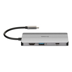 D-Link DUB-M810 replicatore di porte e docking station per laptop Cablato USB 3.2 Gen 1 (3.1 Gen 1) Type-C Alluminio