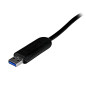 StarTech.com Hub portatile USB 3.0 SuperSpeed a 4 porte - Perno e concentratore per notebook o Ultrabook USB 3.0 con  ST4300PBU3