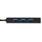 StarTech.com Hub USB 3.0 (5Gbps) a 3 porte portatile con NIC Gigabit Ethernet - In alluminio con cavo integrato ST3300GU3B StarTech.com Hub USB 3.0 (5Gbps) a 3 porte portatile con NIC Gigabit Ethernet - In alluminio con cavo integrato ST3300GU3B