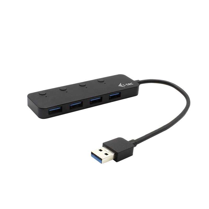 i-tec USB 3.0 Metal HUB 4 Port with individual On/Off Switches U3CHARGEHUB4 i-tec USB 3.0 Metal HUB 4 Port with individual On/Off Switches U3CHARGEHUB4