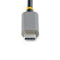 StarTech.com Hub USB-C con Ethernet a 3 porte - Adattatore USB Type-C con 3x USB-A e 1X Ethernet Gigabit - Splitter HB30C3A1GEA2