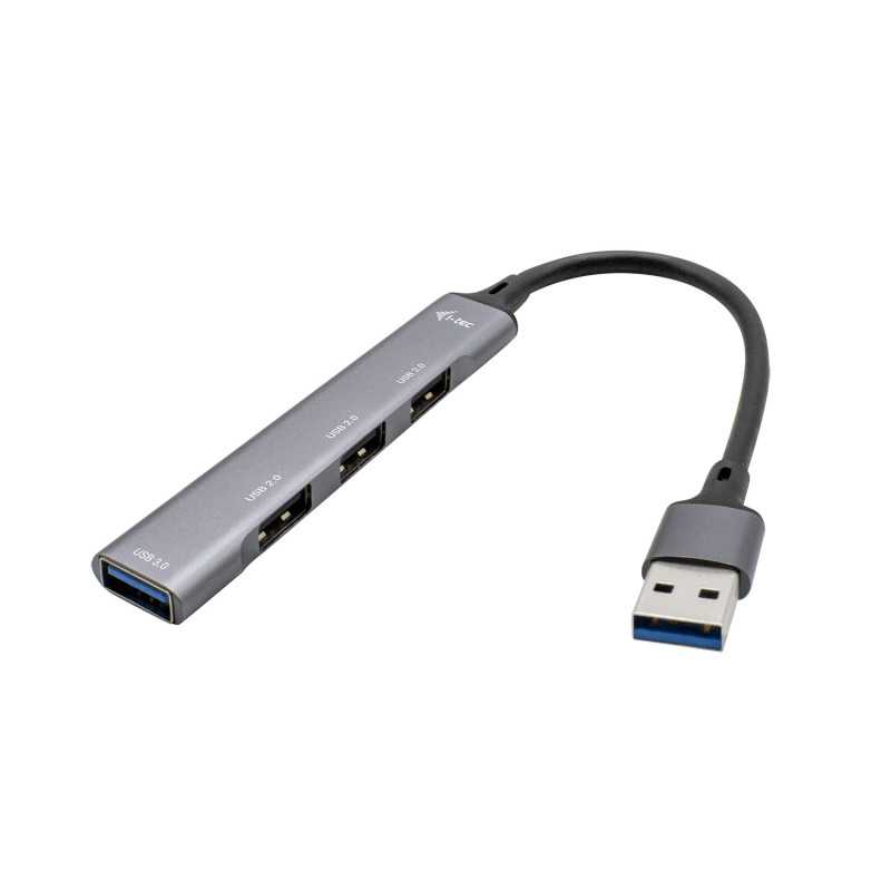 i-tec Metal USB 3.0 HUB 1x USB 3.0 + 3x USB 2.0 U3HUBMETALMINI4 i-tec Metal USB 3.0 HUB 1x USB 3.0 + 3x USB 2.0 U3HUBMETALMINI4