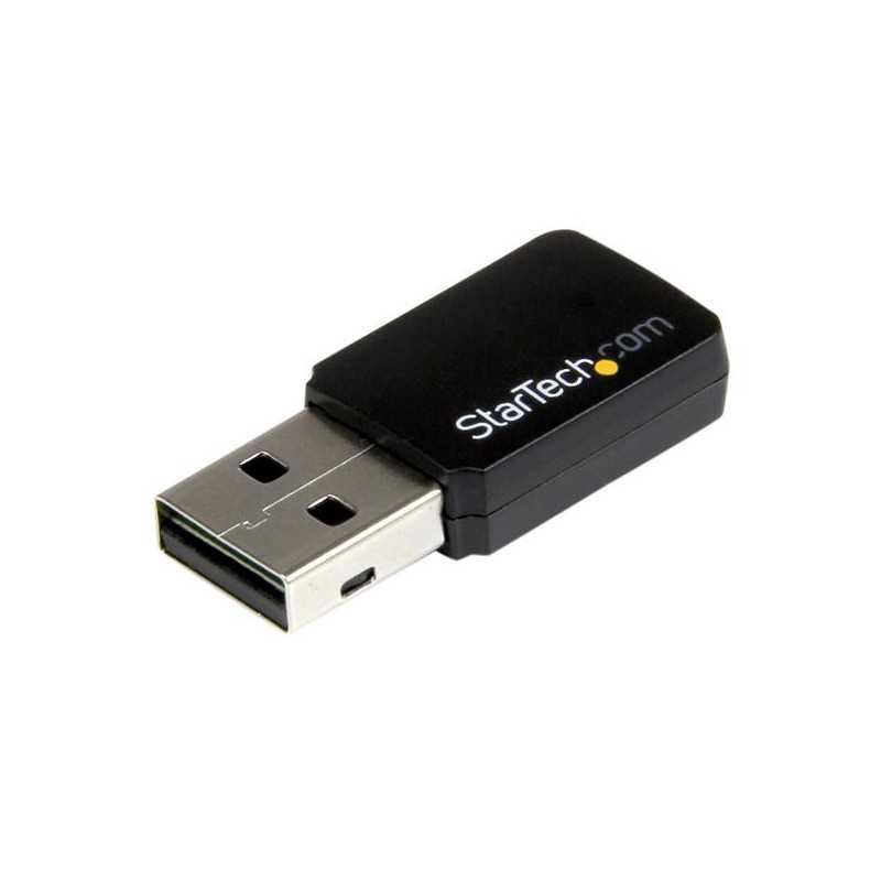 StarTech.com Chiavetta Adattatore Wireless-AC doppia banda WiFi USB 2.0 - Pennetta Scheda di rete 802.11ac 1T1R USB433WACDB StarTech.com Chiavetta Adattatore Wireless-AC doppia banda WiFi USB 2.0 - Pennetta Scheda di rete 802.11ac 1T1R USB433WACDB