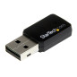 StarTech.com Chiavetta Adattatore Wireless-AC doppia banda WiFi USB 2.0 - Pennetta Scheda di rete 802.11ac 1T1R USB433WACDB StarTech.com Chiavetta Adattatore Wireless-AC doppia banda WiFi USB 2.0 - Pennetta Scheda di rete 802.11ac 1T1R USB433WACDB
