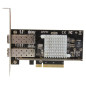 StarTech.com Scheda di rete PCI Express in Fibra ottica da 10Gb con 2 porte SFP+ aperto con Chip Intel PEX20000SFPI