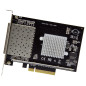 StarTech.com Scheda di Rete per Server SFP+ a Quattro Porte - PCI Express - Chip Intel XL710 PEX10GSFP4I