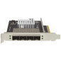 StarTech.com Scheda di Rete per Server SFP+ a Quattro Porte - PCI Express - Chip Intel XL710 PEX10GSFP4I