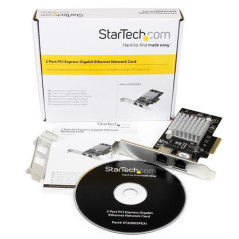 StarTech.com Scheda adattatore server di rete Gigabit Ethernet PCI Express (PCIe x4) a due porte - Intel i350 NIC