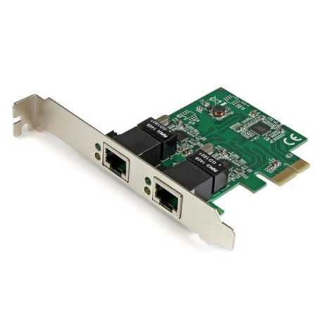 StarTech.com Adattatore Scheda di Rete Ethernet Gigabit PCI express PCIe NIC a 2 porte RJ45 da 1 Gbps ST1000SPEXD4