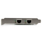 StarTech.com Adattatore Scheda di Rete Ethernet Gigabit PCI express PCIe NIC a 2 porte RJ45 da 1 Gbps ST1000SPEXD4 StarTech.com Adattatore Scheda di Rete Ethernet Gigabit PCI express PCIe NIC a 2 porte RJ45 da 1 Gbps ST1000SPEXD4
