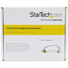 StarTech.com Adattatore scheda di rete NIC mini PCI Express Gigabit Ethernet