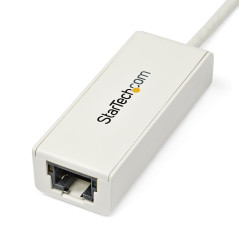 StarTech.com Adattatore di rete NIC USB 3.0 a Ethernet Gigabit RJ45 10 100 1000 Mb s - M F Bianco
