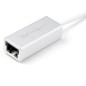 StarTech.com Adattatore di rete USB 3.0 a Ethernet Gigabit - Argento USB31000SA