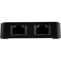 StarTech.com Adattatore USB 3.0 a doppia porta Ethernet Gigabit (RJ45) NIC con porta USB integrata