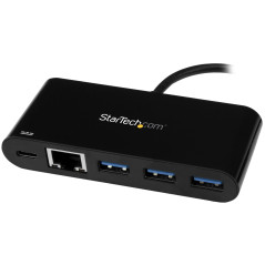 StarTech.com Adattatore di rete USB-C a Ethernet a 3 porte - Hub USB 3.0 con Power Delivery