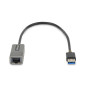 StarTech.com Adattatore di rete da USB 3.0 a Ethernet Gigabit - 10/100/1000 Mbps, da USB a RJ45, Convertitore da USB  USB31000S2