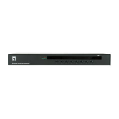 LevelOne KVM-3208 switch per keyboard-video-mouse (kvm) Montaggio rack Nero