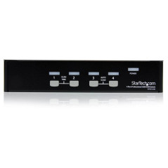 StarTech.com Switch KVM professionale VGA USB a 4 porte con hub SV431USB