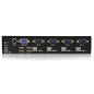 StarTech.com Switch KVM professionale VGA USB a 4 porte con hub SV431USB