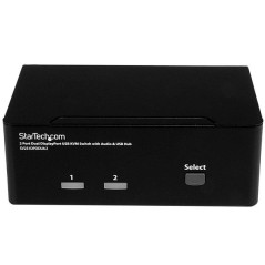 StarTech.com Switch KVM a 2 porte DisplayPort per doppio Monitor - 4k 60hz SV231DPDDUA2