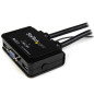 StarTech.com Switch Commutatore KVM USB VGA a 2 porte - Alimentato via USB con pulsante di commutazione a distanza SV211USB StarTech.com Switch Commutatore KVM USB VGA a 2 porte - Alimentato via USB con pulsante di commutazione a distanza SV211USB