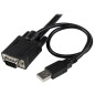 StarTech.com Switch Commutatore KVM USB VGA a 2 porte - Alimentato via USB con pulsante di commutazione a distanza SV211USB StarTech.com Switch Commutatore KVM USB VGA a 2 porte - Alimentato via USB con pulsante di commutazione a distanza SV211USB